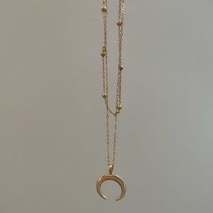 Crescent Layering Necklace